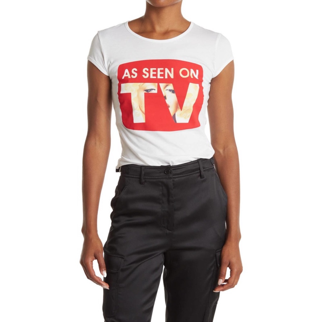 Rare Jeremy Scott As Seen On Tv Crew T Shirt Xs